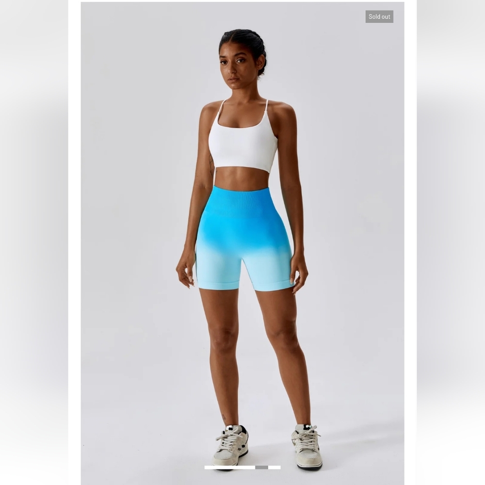 Gradient Blue Women's Shorts